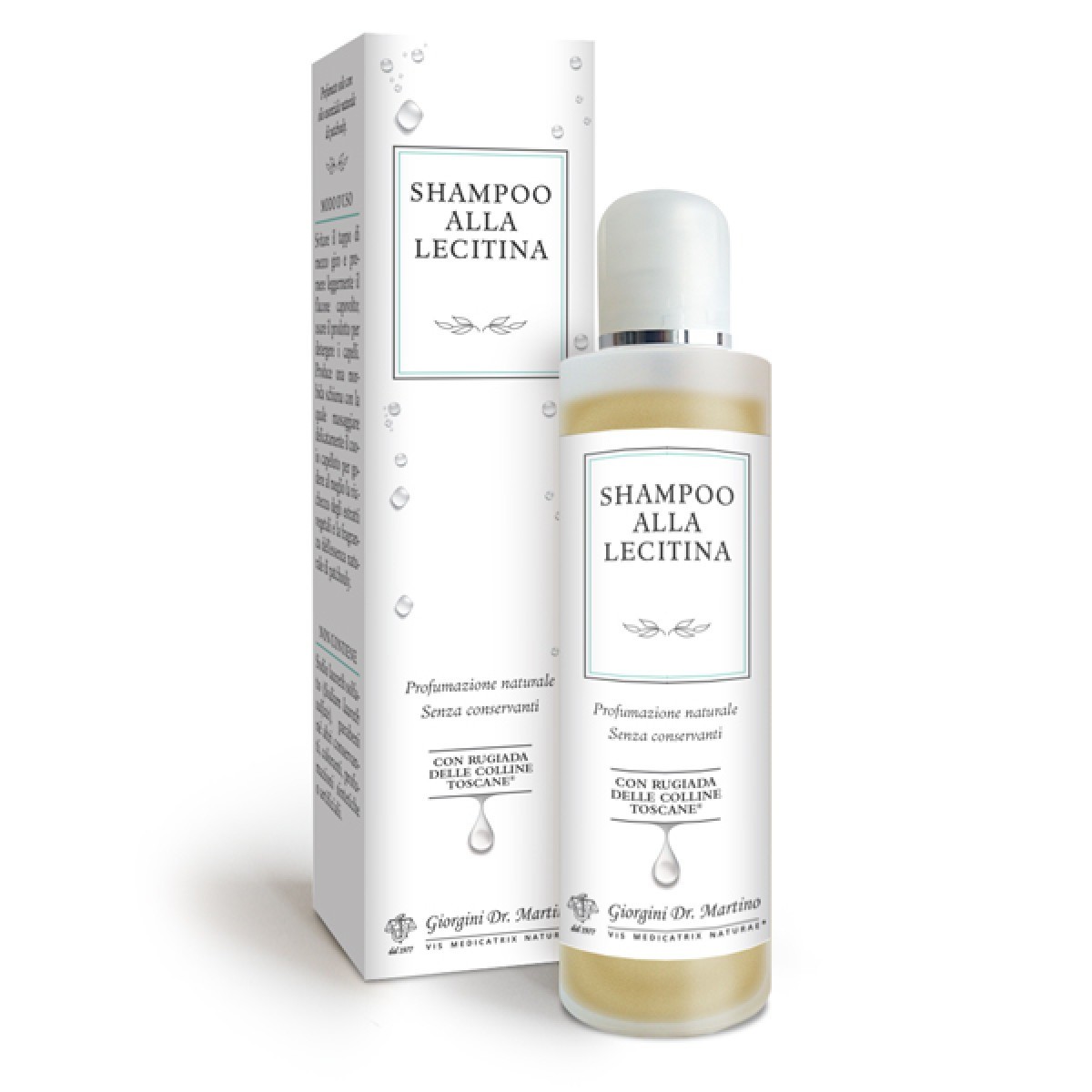 Shampoo alla lecitina per capelli secchi e sfibrati 250ml - immagine 2