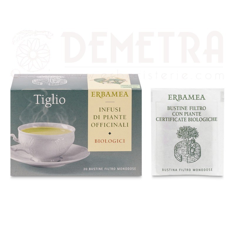 Tiglio infuso biologico 20 buste filtro Erbamea - immagine 2