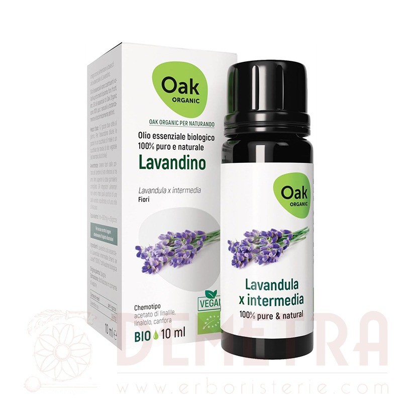 Lavandino Super Olio Essenziale 10ml biologico e vegano Oak Organic - immagine 2