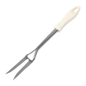 Forchettone da cucina 2 Punte in acciaio inox 31×2,9cm