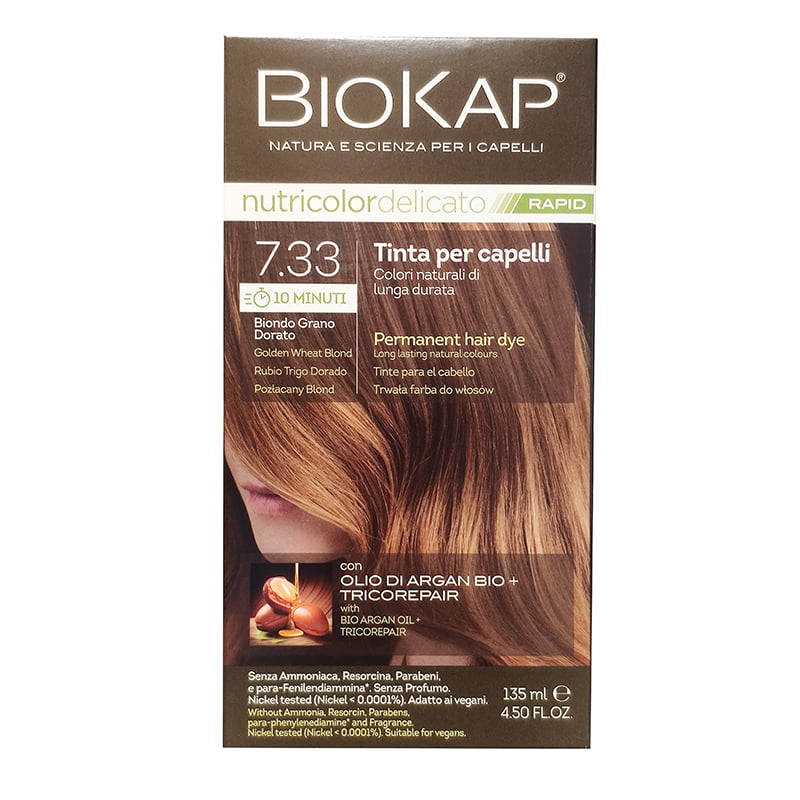 BioKap Nutricolor Delicato Rapid 7.33 Biondo Grano Dorato - immagine 2