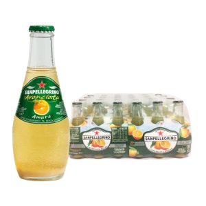 San Pellegrino Aranciata Amara in bottiglia di vetro da cl 20