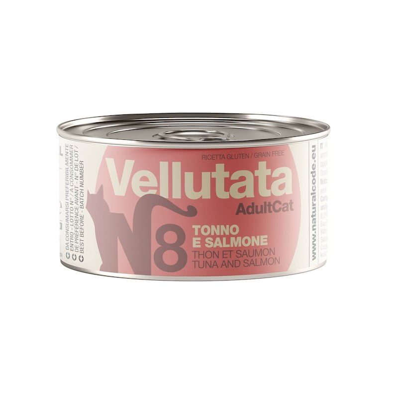 Natural Code Vellutata Tonno e Salmone per Gatti 85gr