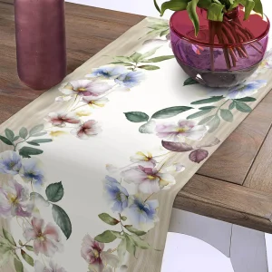 Tessitura Randi Bloom Runner In Cotone Stampato Bouquet
