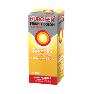 Nurofen febbre e dolore bambini 100mg/5ml fragola