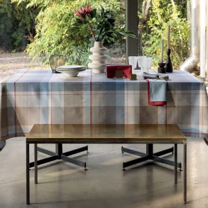 Bossi Tovaglia E/O Runner In Cotone Tinto In Filo 1408