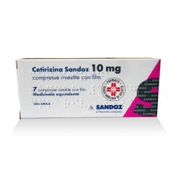 Cetirizina Sandoz 7 compresse 10 mg