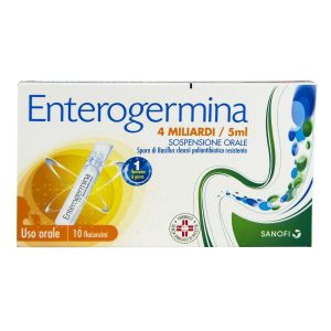 Enterogermina 10 flaconcini 4mld / 5ml