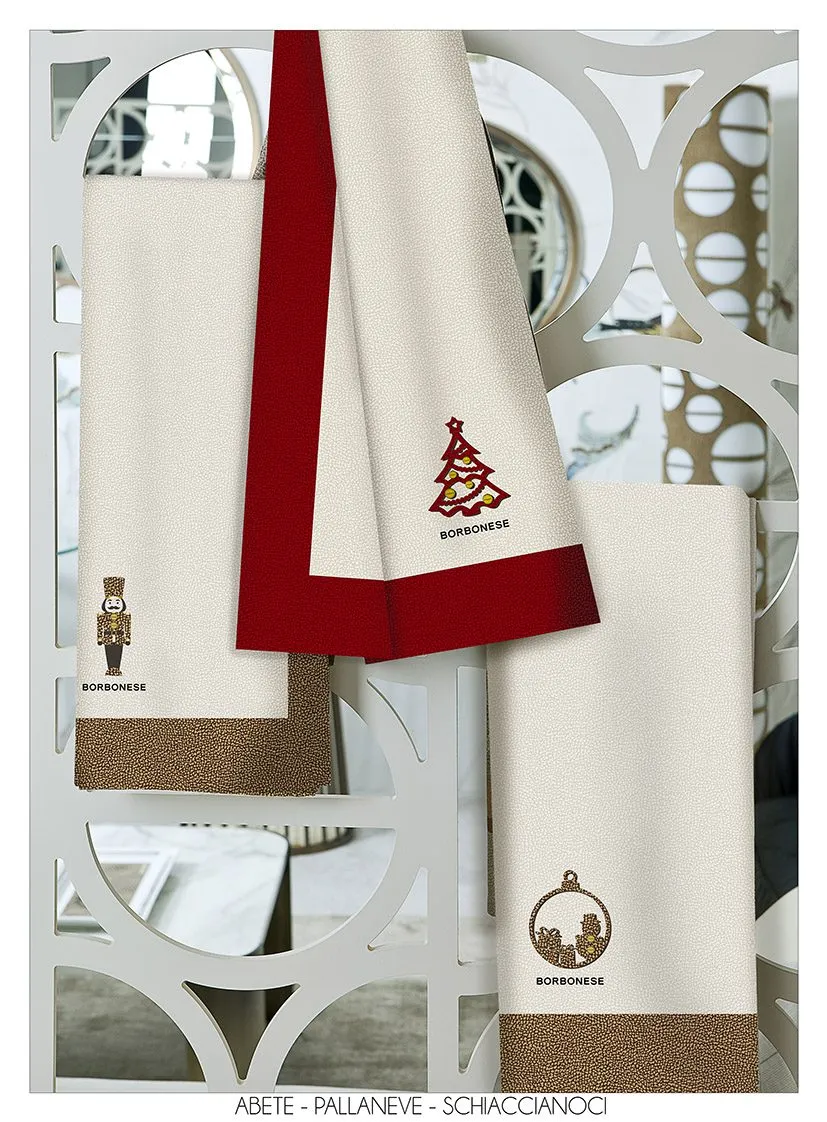 Borbonese Runner Natalizio In Puro Cotone Xmas - immagine 3