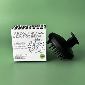 Anarkhia Bio spazzola per il massaggio del cuoio capelluto e lo shampoo