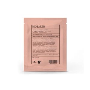 Bioearth maschera viso monouso in tessuto macchie e pigmentazioni ml. 15
