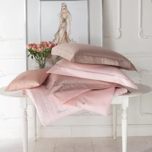 Blumarine Federa In Raso Di Cotone Lory