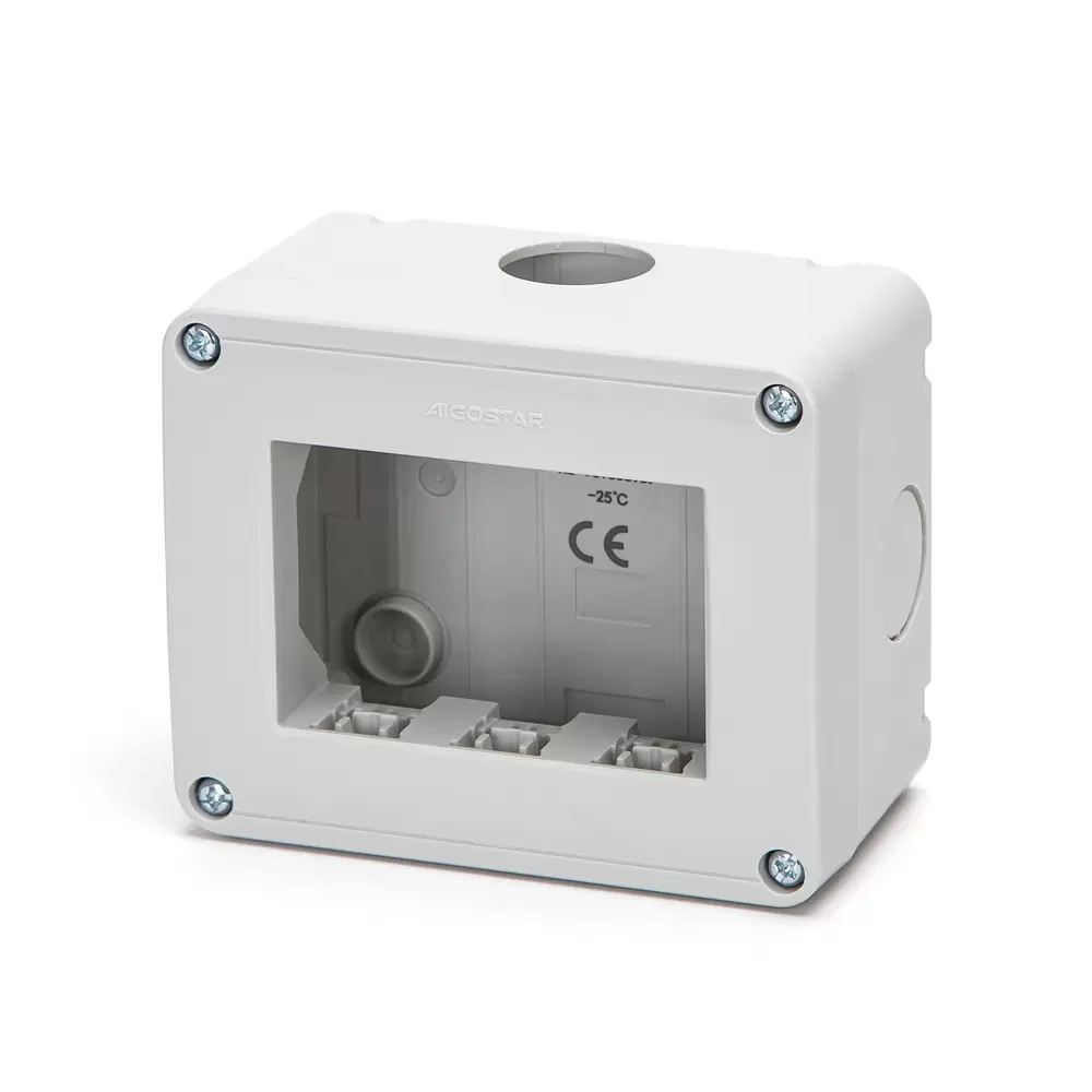 Cassetta esterna 3 moduli custodia IP20 per pulsanti compatibile anche con BTicino Livinglight - immagine 3