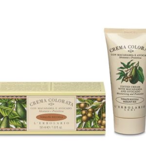 Crema Colorata per il Viso tonalità Nocciola 50ml con Macadamia e Avocado