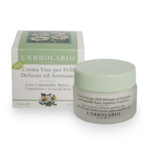 Crema Viso Pelli Delicate Arrossate di Erbolario
