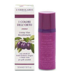 Linea Riconfortante Crema Viso Pelle Sensibile I Colori dell’Orto di Erbolario