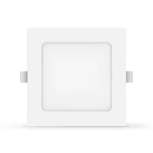 Faretto Led slim da incasso 6W Quadrato Cornice bianca Apertura 100 gradi Bianco caldo 3000K Aigostar