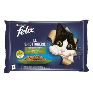 Felix Le Ghiottonerie Manzo e Carote Multipack 4 x 85 g