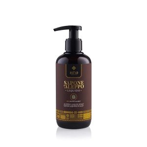 Isha Cosmetics sapone di Aleppo liquido 25% olio di alloro ml. 250