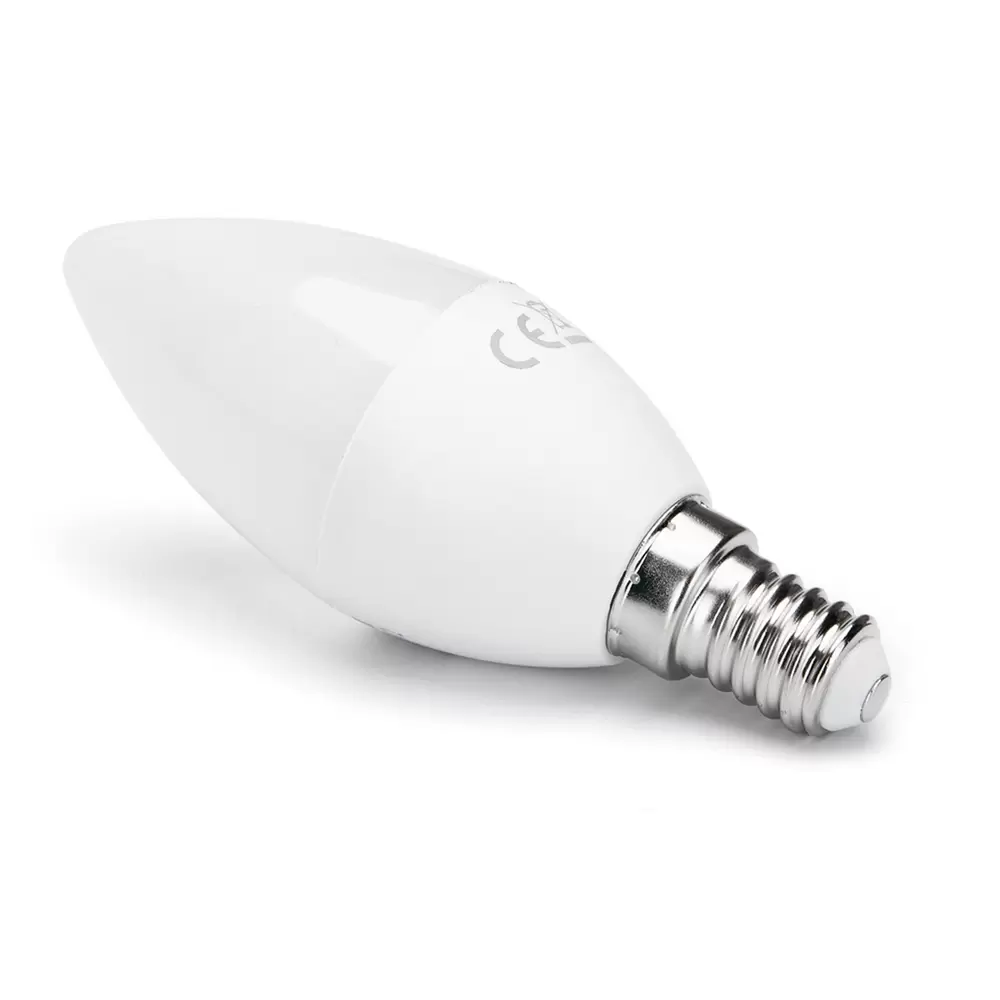 Lampadina Led E14 C35 a candela 7W Bianco caldo 3000K Aigostar - immagine 3