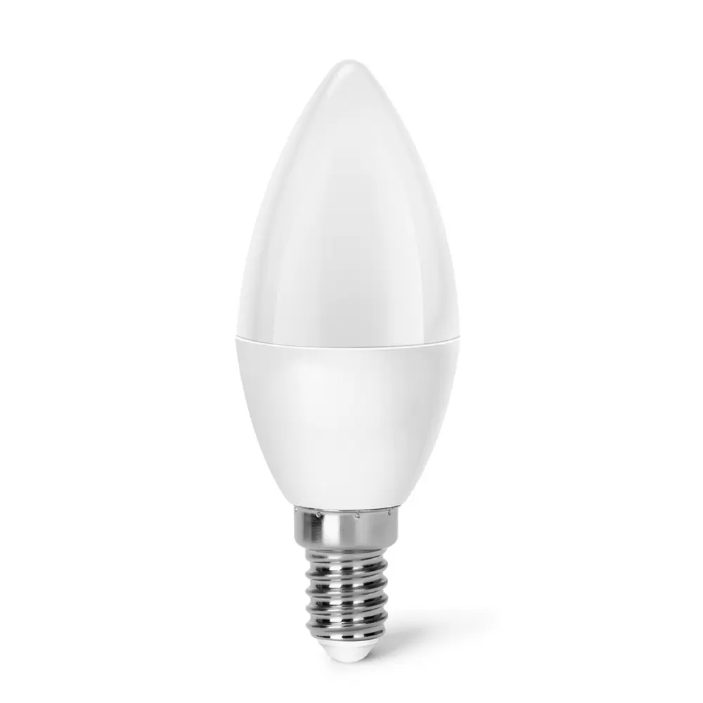 Lampadina Led E14 C35 a candela 7W Bianco caldo 3000K Aigostar