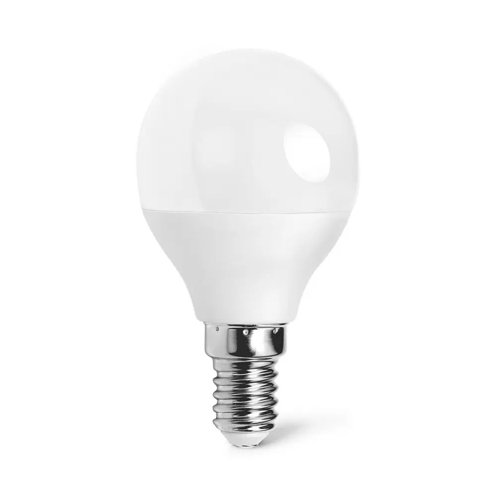 Lampadina Led E14 G45 a sfera 9W Bianco neutro 4000K Aigostar