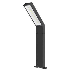 Lampioncino Led 3W Nero con pannello solare e sensore crepuscolare IP54 CCT temperatura colore regolabile Novaline