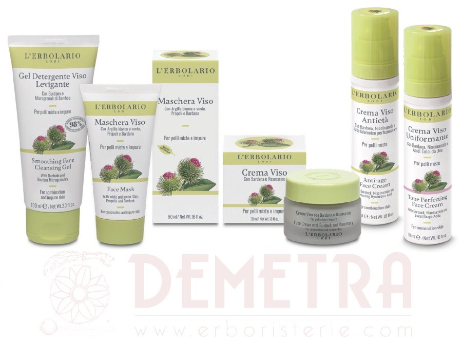 Crema Viso per Pelli Miste e Impure Crema Bardana e Rosmarino 30ml L’Erbolario - immagine 4