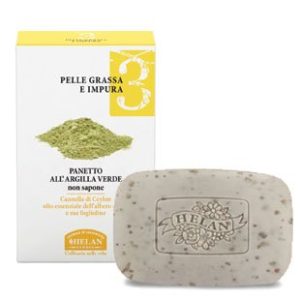 Linea 3 Panetto non sapone Argilla Verde di Helan