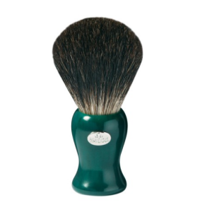 Pennello Da barba Omega In tasso Nero Con Manico In Resina Art. 6217