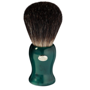 Pennello Da barba Omega In tasso Nero Con Manico In Resina Art. 6219