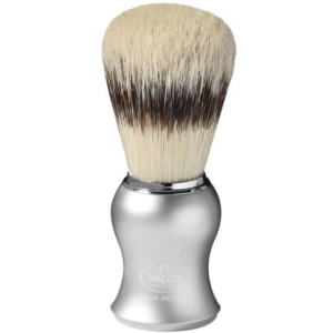 Pennello Da Barba Omega In Pura Setola-effetto tasso Con Manico In Plastica Satinata Art. 81229