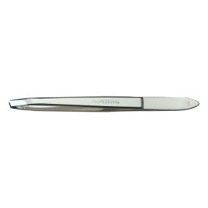 Kiepe pinzetta nichelata punta a granchio acciaio inox