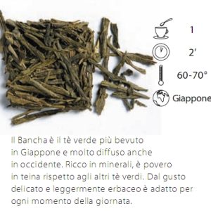 Te’ verde Bancha Giappone pregiato (Cammelia thea) 100gr