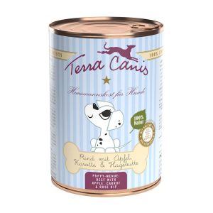 Terra Canis UMIDO PUPPY al Manzo con mele carote e rosa canina