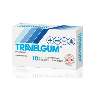 Travelgum 10 gomme masticabili 20 mg